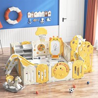 PE Baby play yard safety plastic fence plastic kids large baby playpen