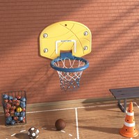 Colorful indoor plastic sucker large basketball board for teenagers and children