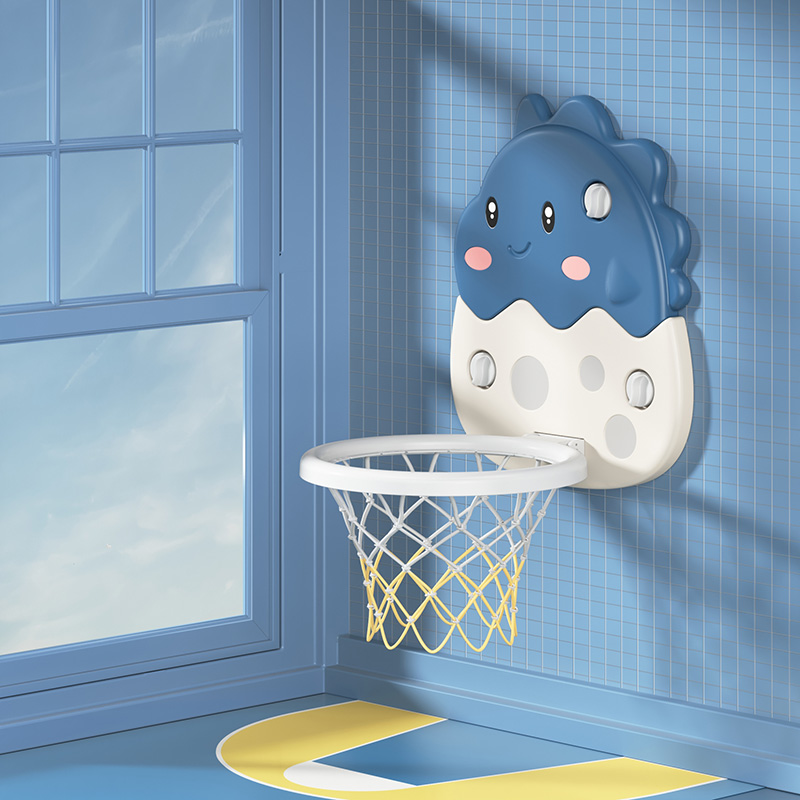 Cartoon plastic sucker basketball board for baby home indoor