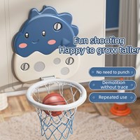 Cartoon plastic sucker basketball board for baby home indoor