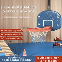 Colorful indoor plastic sucker large basketball board for teenagers and children