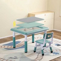 Children's building block table studay table and play fun toy table and chair