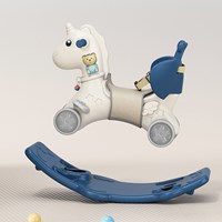 Kids Plastic Ride On Rocking Horse Baby Walker funny childhood rider