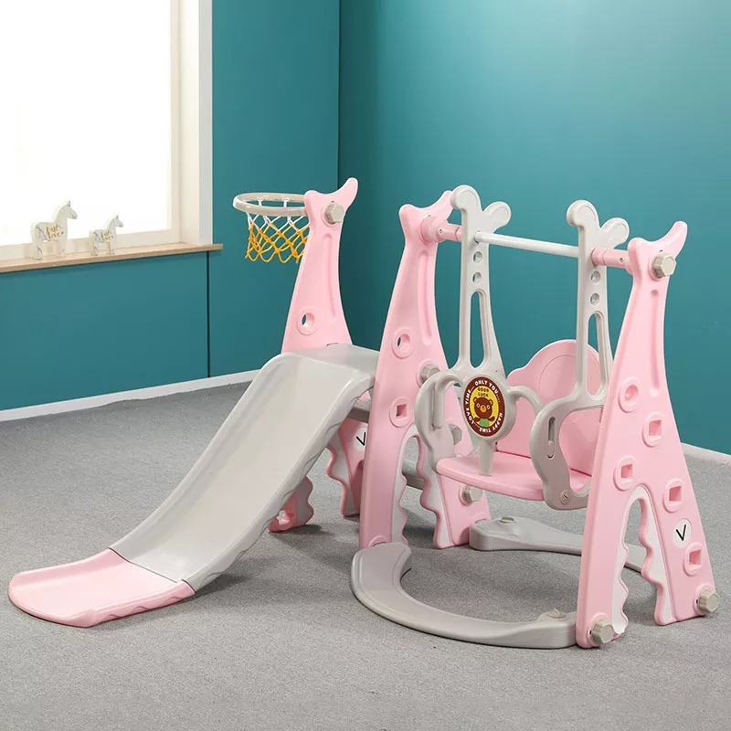 Kindergarten Slide Combination Swing Plastic Household Toy Kids Swing And Indoor Slide Swing