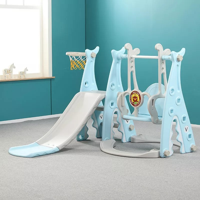 Kindergarten Slide Combination Swing Plastic Household Toy Kids Swing And Indoor Slide Swing