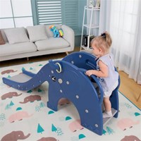 Multifunctional 195*42*74CM Cartoon Animals Elephant Toy Plastic Kids Slide