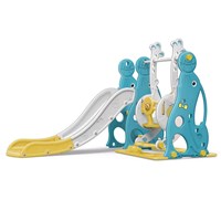 Hot Selling Multifunctional Kid Toys Playground Set 3 In 1 Children Indoor Plastic Slide And Swing Set Baby