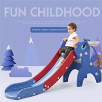 Wholesale Cartoon Multifunctional Playground Kids Indoor Plastic Rainbow Slide