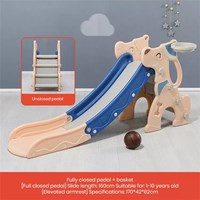 Free Sample Kids Kindergarten Swing Fitness Large Toy Color Cartoon Puppy Model Toy Plastic Indoor Slide