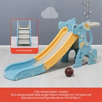 Free Sample Kids Kindergarten Swing Fitness Large Toy Color Cartoon Puppy Model Toy Plastic Indoor Slide