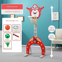 Kids Portable Mini Basketball Stand Indoor Adjustable Plastic Baby Basketball Hoop