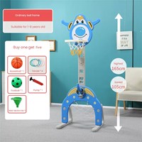 Kids Portable Mini Basketball Stand Indoor Adjustable Plastic Baby Basketball Hoop