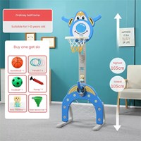 Kids Portable Mini Basketball Stand Indoor Adjustable Plastic Baby Basketball Hoop