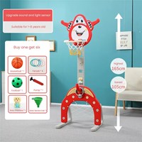 Kids Portable Mini Basketball Stand Indoor Adjustable Plastic Baby Basketball Hoop