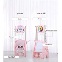 Cartoon Cute Adjustable Kids Pro Mini Portable Folding Basketball Hoop Stand