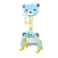 Removable children plastic mini adjustable toddler indoor kids mini rack portable baby ring toy stands basketball hoop