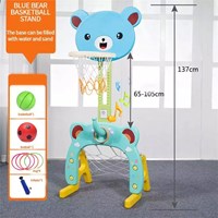 Removable children plastic mini adjustable toddler indoor kids mini rack portable baby ring toy stands basketball hoop