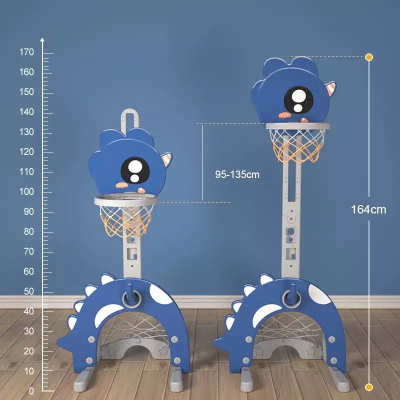 2021 Portable kids basketball stand for goals boards mini hoop ring rack basket indoor sport game children