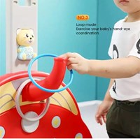 Kindergarten Customization Kids Mini Plastic Portable Adjustable Indoor Mini Basketball Hoop