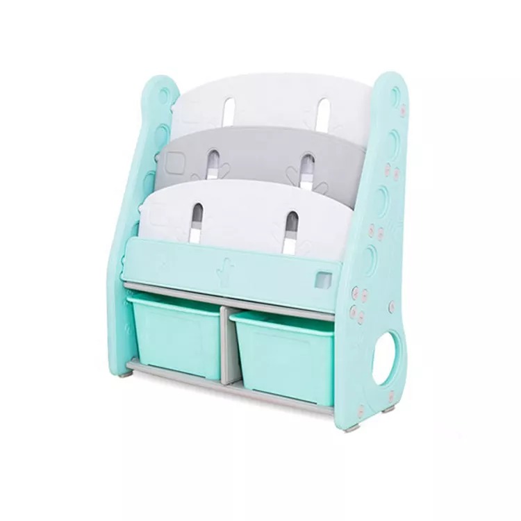 High Quality Home Use Note Kids Plastic Storage Shelf Cabinet Box Baby Children Toy Book Shelf