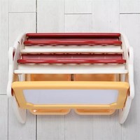 Multifunctional Children's Drawing Board Baby Plastic Storage Cabinet Foldable Bookshelf