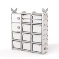 High quality Deer shape Kids Furniture Plastic Kids Toy Storage Children Cabinet Toys Book Shelf