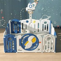 Home Safety Toddler Crawling Children Kids Play Yard Plastic Baby Playpen Indoor Safety Gate Fences Playpens