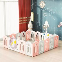 Home Safety Toddler Crawling Children Kids Play Yard Plastic Baby Playpen Indoor Safety Gate Fences Playpens