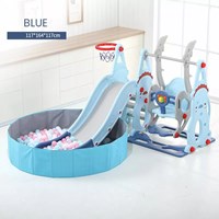 Wholesale New Style Cute Penguin Playground Indoor Plastic Kids Slide And Swing Set