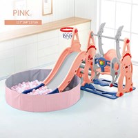 Wholesale New Style Cute Penguin Playground Indoor Plastic Kids Slide And Swing Set