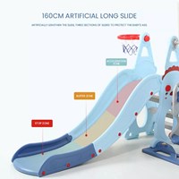 Wholesale New Style Cute Penguin Playground Indoor Plastic Kids Slide And Swing Set