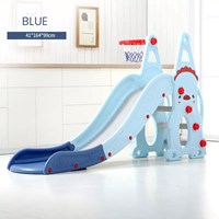 Wholesale New Style Cute Penguin Playground Indoor Plastic Kids Slide And Swing Set