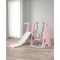 Brand New Kids Plastic Slides Indoor/Outdoor Playground Slide Set Baby Elephant 3-in-1&Iron Beam Slide