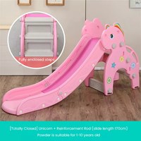 Wholesale Cartoon Multifunctional Playground Kids Indoor Plastic Rainbow Slide