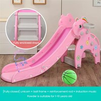 Wholesale Cartoon Multifunctional Playground Kids Indoor Plastic Rainbow Slide