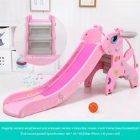 Wholesale Cartoon Multifunctional Playground Kids Indoor Plastic Rainbow Slide