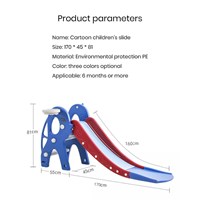 Wholesale Cartoon Multifunctional Playground Kids Indoor Plastic Rainbow Slide