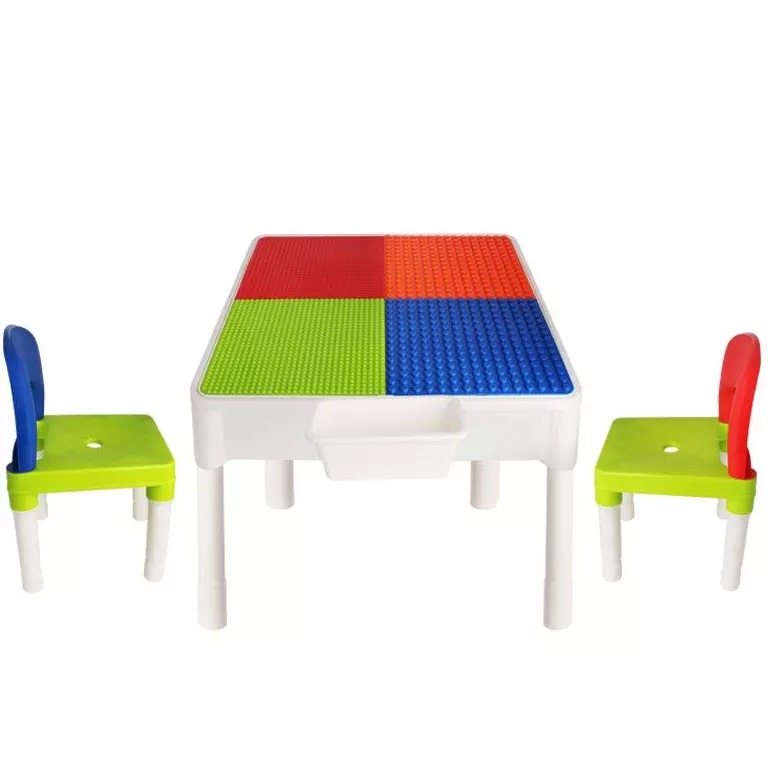 Multifunctional Building Table Boy And Girl Puzzle Assembly Kids Building Block Table