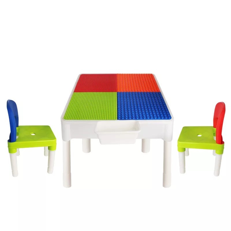 Multifunctional Building Table Boy And Girl Puzzle Assembly Kids Building Block Table