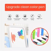 Children Adjustable Multi-Functional DIY Cardboard Painting Whiteboard Kids Magnetic Drawing Board