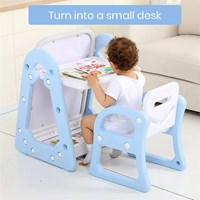 Children Adjustable Multi-Functional DIY Cardboard Painting Whiteboard Kids Magnetic Drawing Board