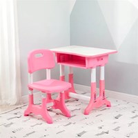 Children Furniture Set Plastic Steel Multilayer Board Plastic Study Painting Table And Chair Set Kids Play Table