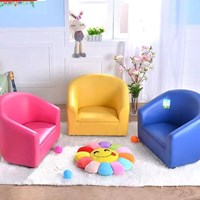 hot sale cheap factory plain color indoor playground baby kids soft child sofa chair kid modern couch sofa