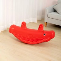 Plastic whale seesaw kids rocking toy children ride on balance toy for kindergarten