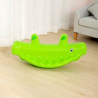 Plastic whale seesaw kids rocking toy children ride on balance toy for kindergarten