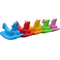 kindergarten or home use Cheap kids plastic animal toy rocking horse rocking high quality rider