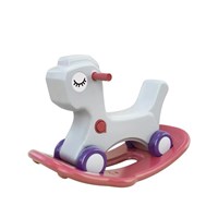 Kids Playground Multifunctional Cartoons Dinosaur Plastic Toy Rocking Horse