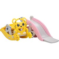 Funny Tiger Multifunctional Children's Two-in-One Rocking Horse Slide Children's Plastic Rocking Horse