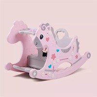 Best Selling Quality Kids Indoor Playground Multifunctional Plastic Toy Rocking Horse