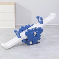 Factory price plastic kids seesaw plastic seat indoor double kids plastic seesaw